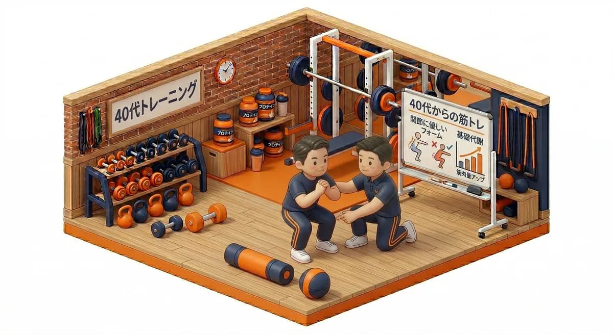 40代から体が重く感じるのはなぜ?岡山で500名を見たトレーナーが明かす、疲れやすさの本当の原因と改善の順番
