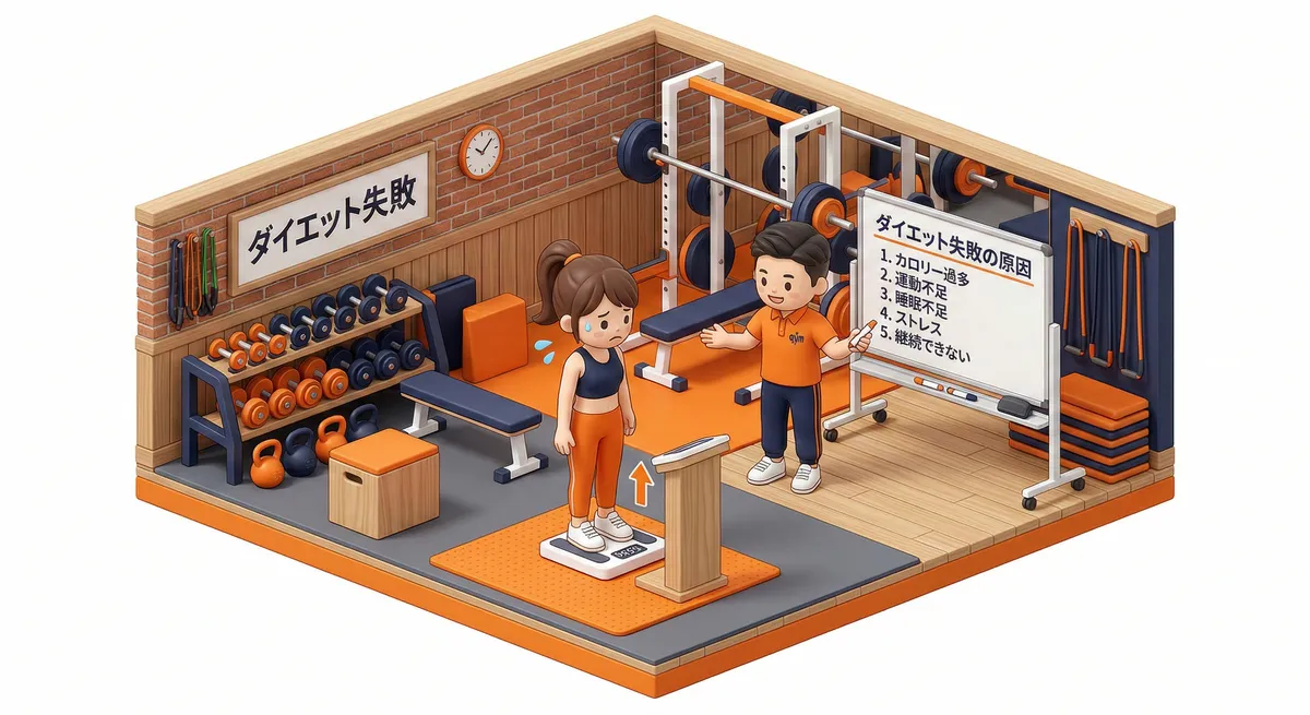 体重が減らない=失敗じゃない|体組成計の数字に振り回されないために知っておくこと
